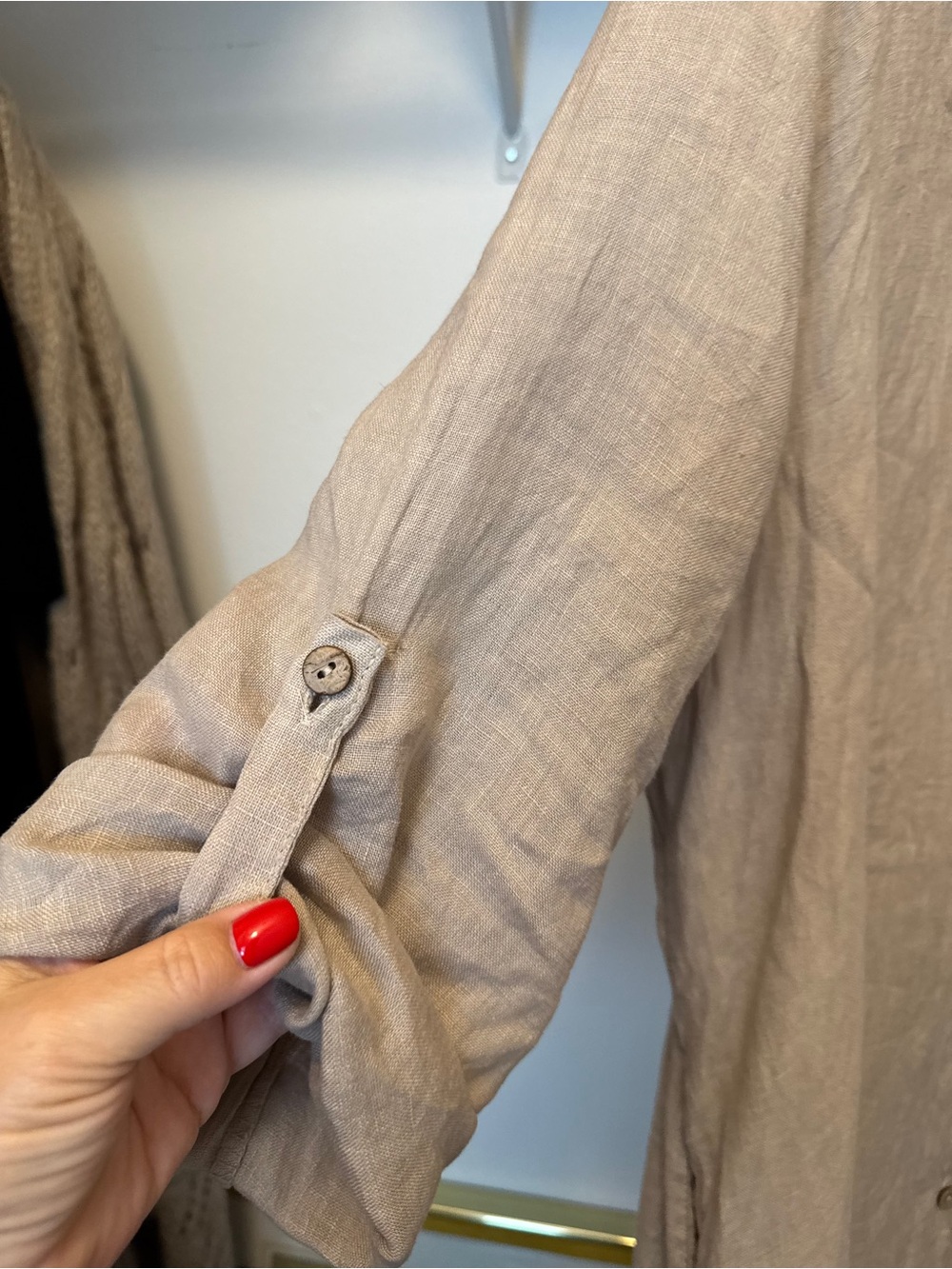 🇮🇹Made In Italy 💯Linen Shirt Dress size L
Resort bohemian chic summer coastal - Picture 4 of 10